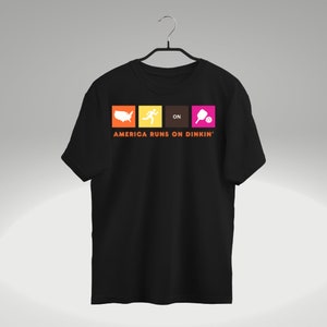 America Runs on DINKIN&#39; Limited Edition Love & Pickleball Premium Tshirt