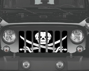 Ahoy Matey Grille Insert for Wrangler or Gladiator 1976-2023 Cj Yj Tj Lj Jk Jku Jl Jlu Jt