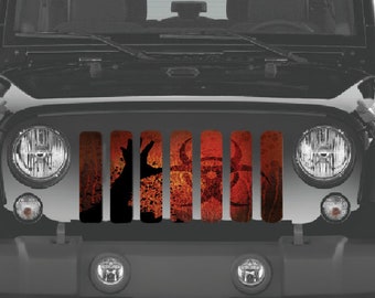 Apocalypse Grille Insert for Wrangler or Gladiator 1976-2023 Cj Yj Tj Lj Jk Jku Jl Jlu Jt