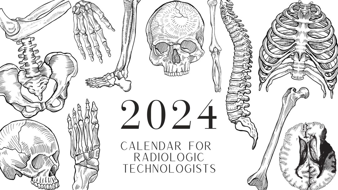 2024 Radiologic Technologist Calendar Etsy