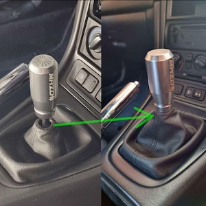 Gear Shifter Boot Retainer Add-on, Aluminium, JDM, SIM, Gear Shifter Knob Accessory, Car, Enthusiast, Miata, MX5, Honda, Subaru