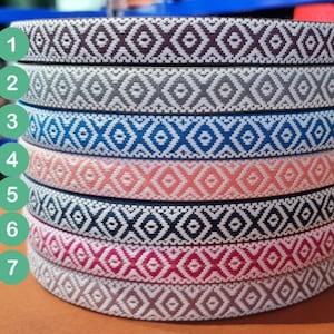 10 meters --  cm Geometric Jacquard Trim, Ribbon, Sewing Craft, Retro, Boho, Ethnic, Scandi, Embroidery