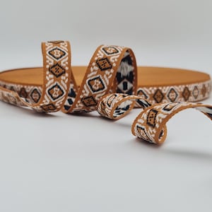 Etnisch jacquardlint: boho-geborduurde rand (2 cm, 10 meter)