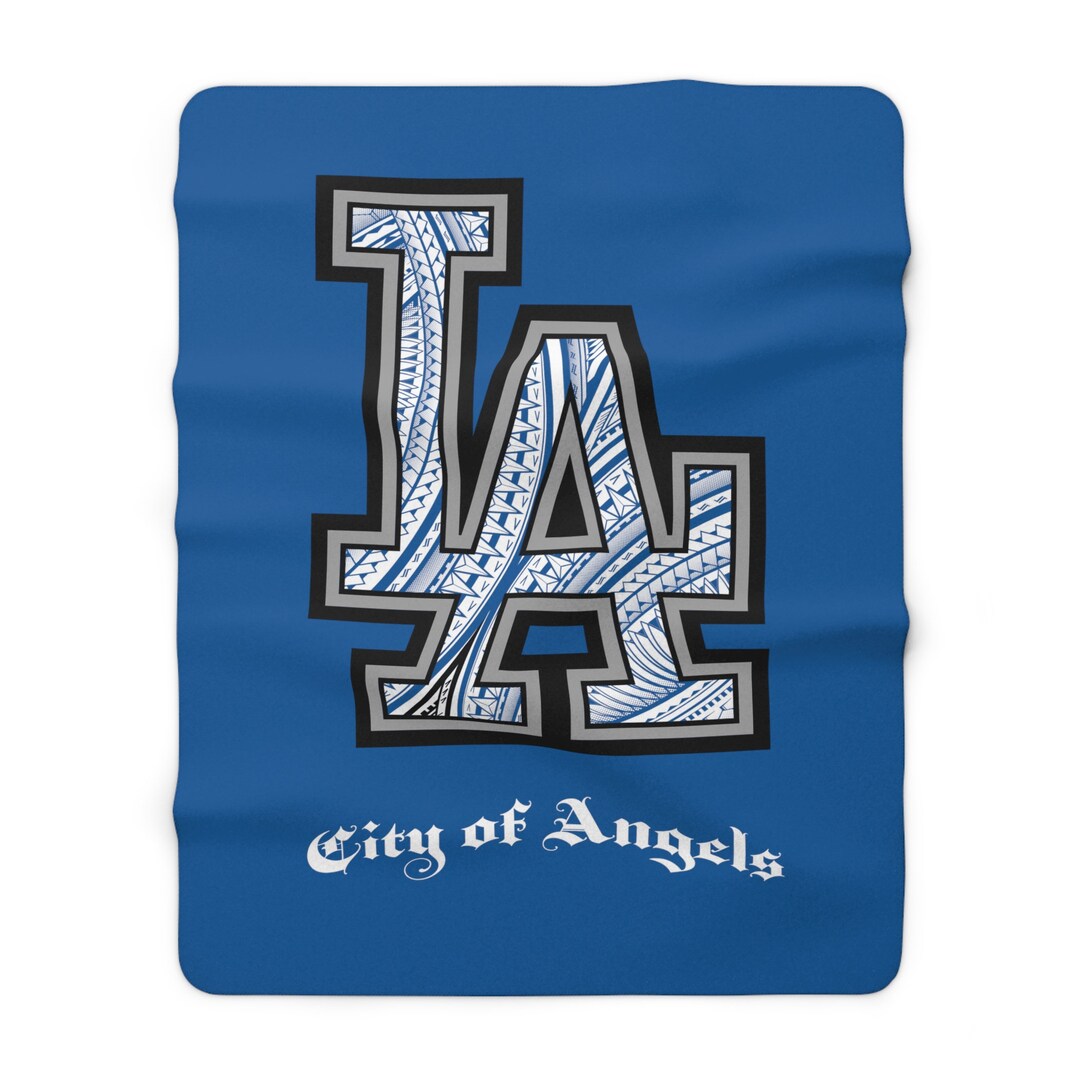 Dodgers Blanket Los Angeles Throw City of Angels Tribal Etsy