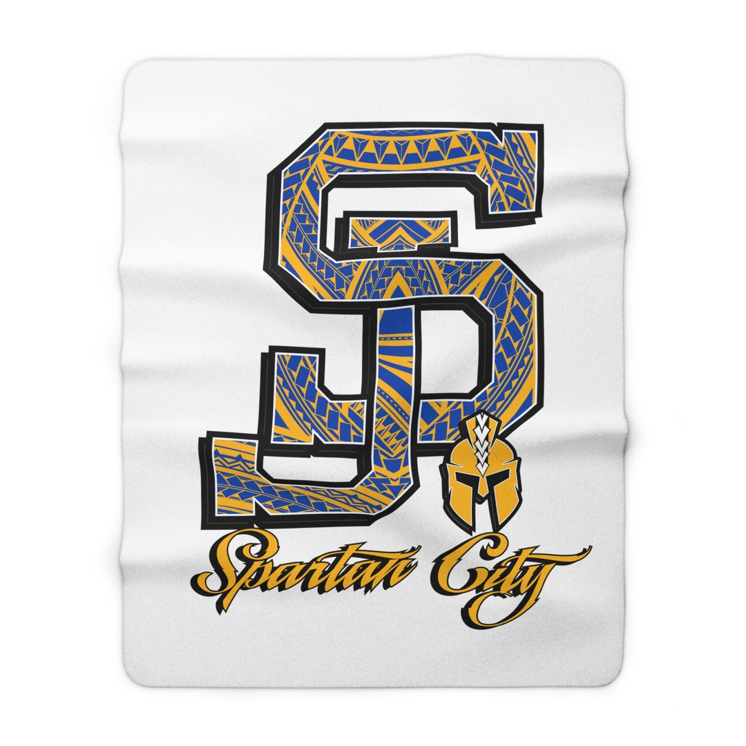 Spartans Blanket San Jose Throw Spartan City Tribal Blanket Etsy