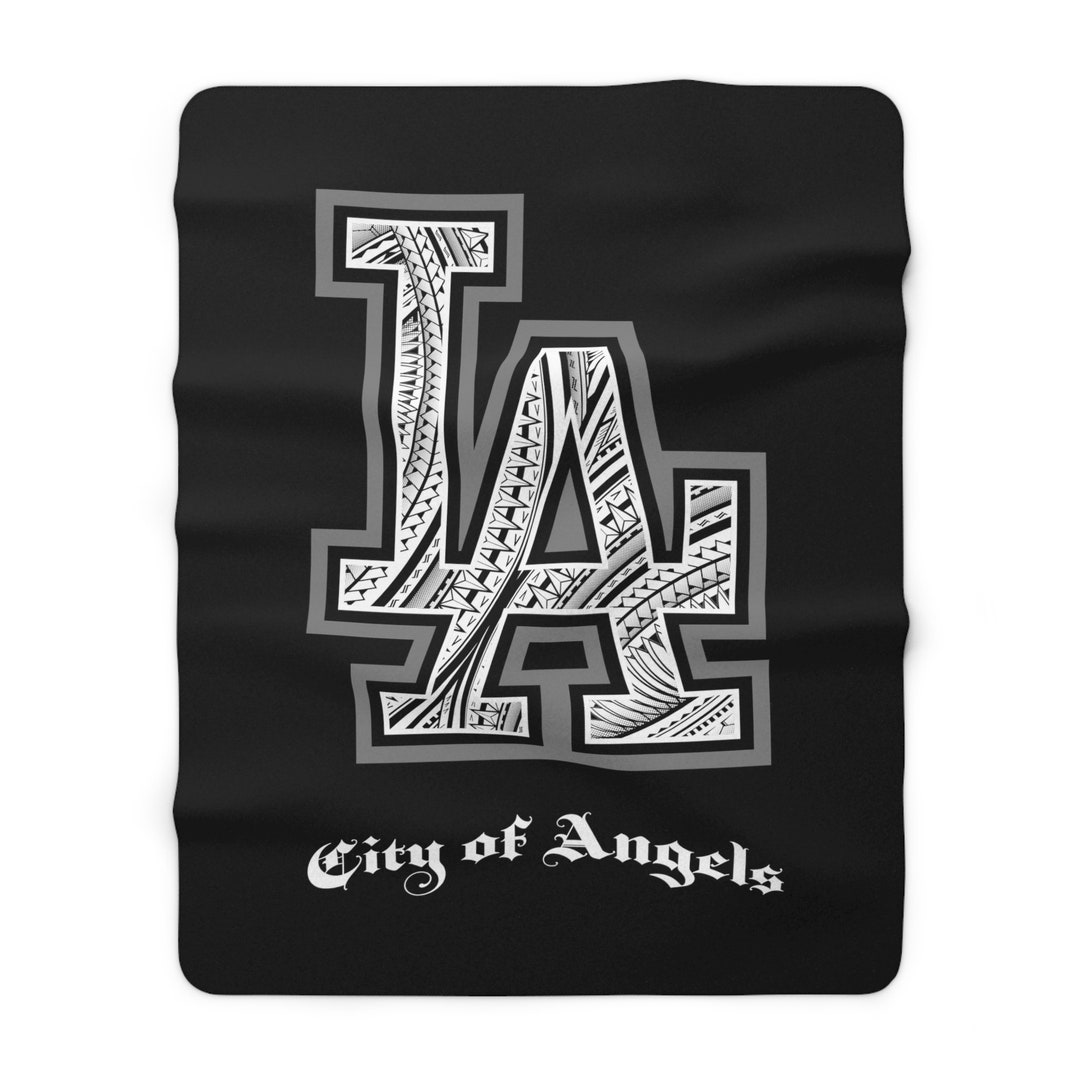 Dodgers Blanket Los Angeles Throw City of Angels Tribal Etsy