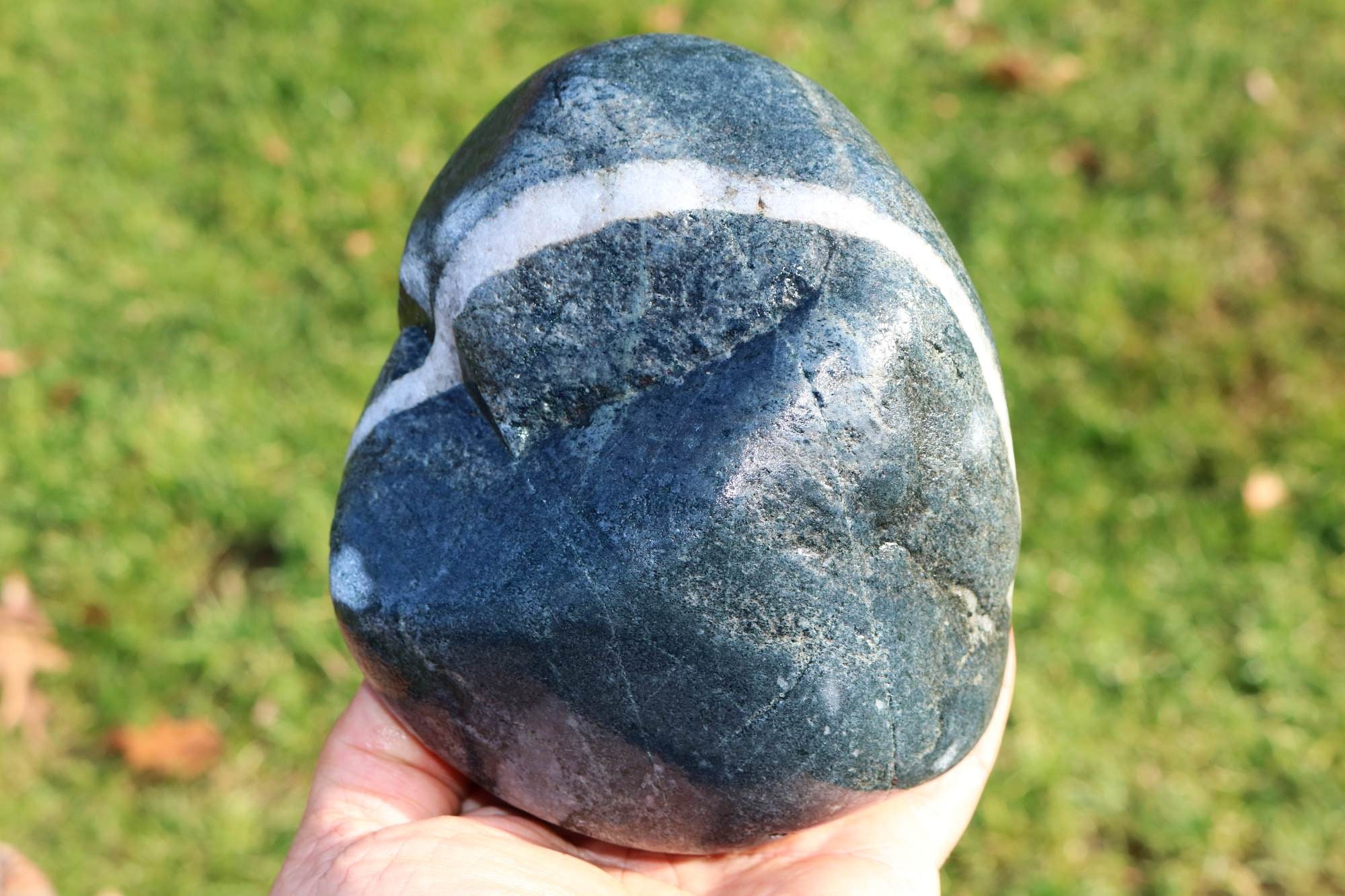 Extra Large Wish Stone 4lb 10.6oz Beautiful Quartz Fissure - Etsy