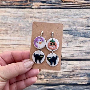 Halloween Cookie Earrings: Handmade Gift Idea