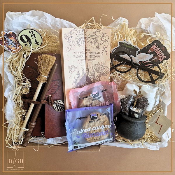 Potter Zauberstab Geschenk, Hexerei Geschenk, Zauberer, Harry geschenke, Geburtstag Kind, Heisse Schokolade Set, Harry Potter Geschenk Set