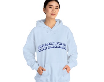 Speak Up Democrat Themed Hoodie - Unisex Heavy Blend™ Hooded Sweatshirt, Pullover Hoodie, Fashion Comfort Style, Gift for Him, Gift for Her