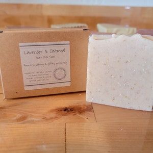 Lavender & Oatmeal Goat Milk Soap