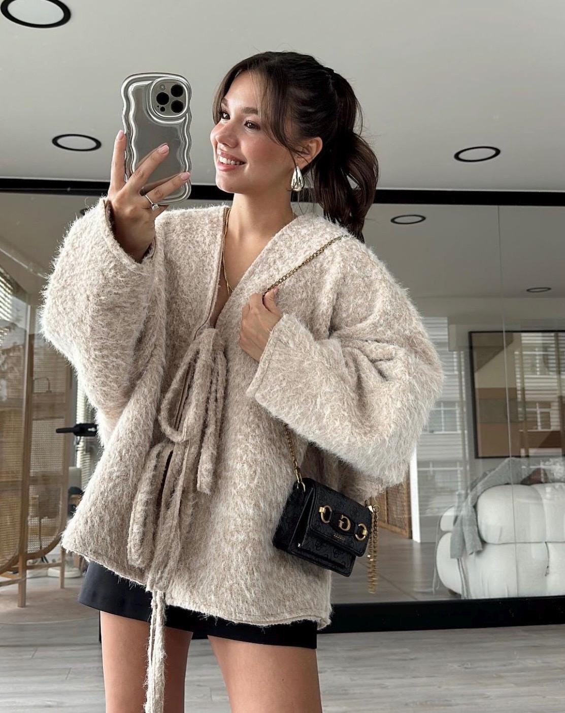 Lambs Wool Coat - Etsy Lambs Wool Coat - Etsy