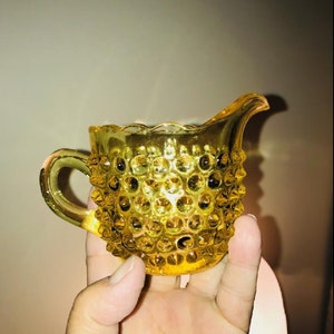 Small glass sugar bowl