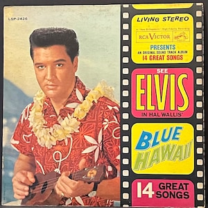 Elvis Presley - Blue Hawaii - Vinyl LP - Vintage 1963