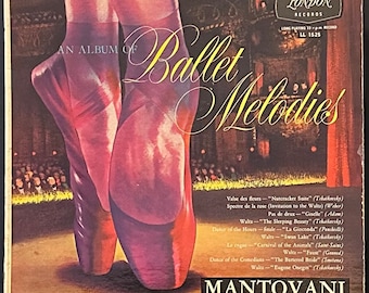 Mantovani and His Orchestra - An Album of Ballet Melodies - Vinyl LP - Vintage 1956