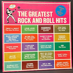 The Greatest Rock and Roll Hits - 4-Album Set - Vinyl LP - Vintage 1973