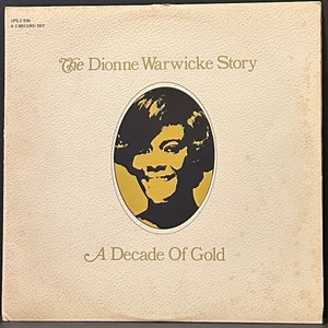 Dionne Warwick - The Dionne Warwick Story (A Decade of Gold) - 2-Album Set - Vinyl LP - Vintage 1971