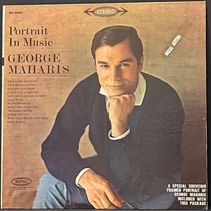 George Maharis - Portrait in Music - Vinyl LP - Vintage 1962