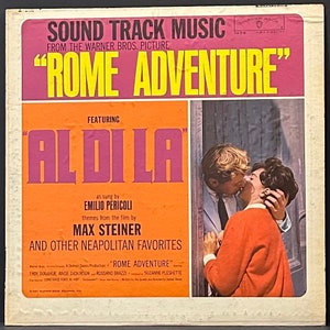 Rome Adventure Soundtrack, Max Steiner, 1962 Vintage Vinyl LP