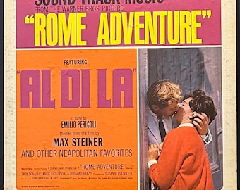 Rome Adventure Soundtrack, Max Steiner, 1962 Vintage Vinyl LP
