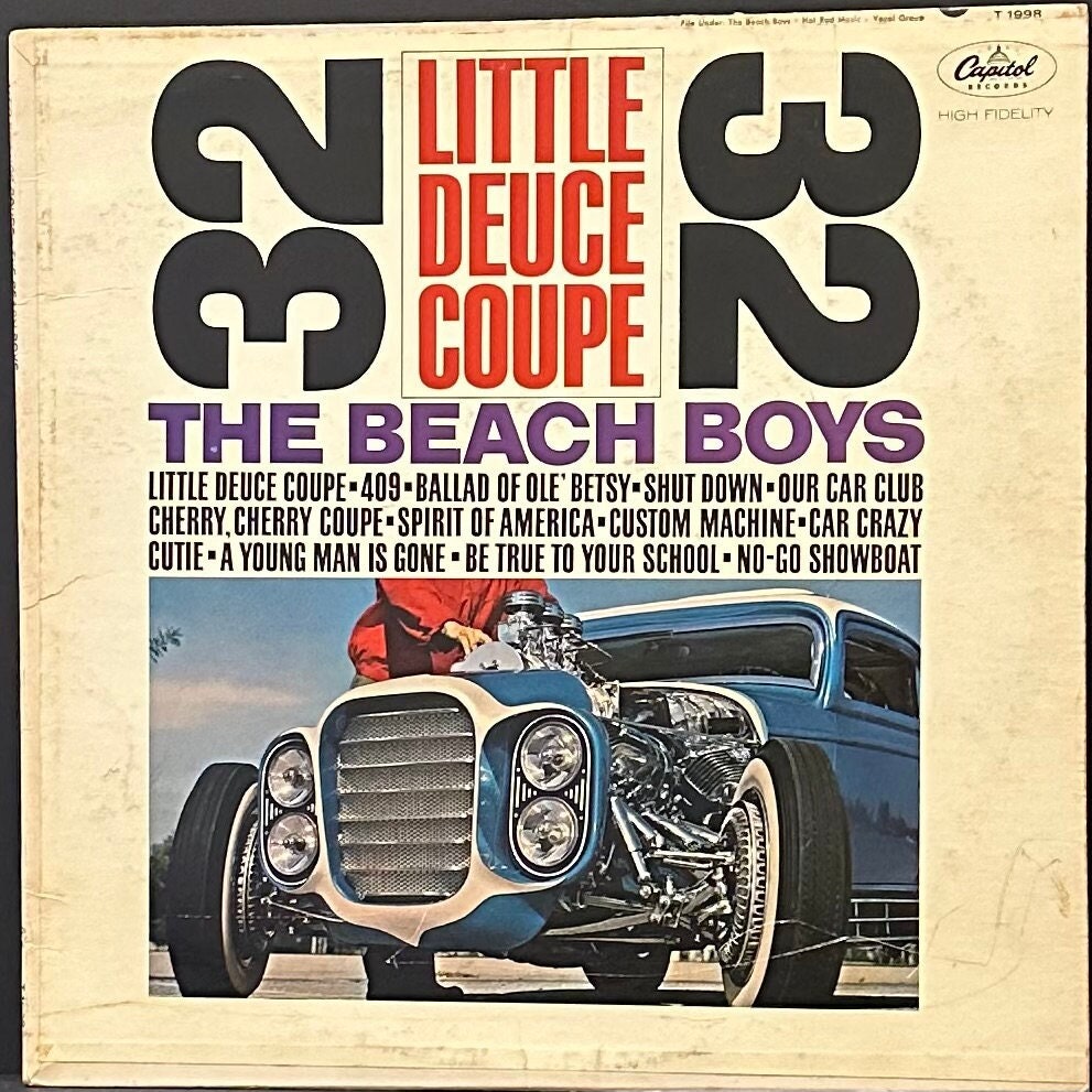 ビーチ・ボーイズ Little Deuce Coupe サインLP The Beach Boys - Little Deuce Coupe - Vinyl LP - Vintage 1963 - Etsy