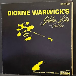 Dionne Warwick - Dionne Warwick&#39;s Golden Hits - Part One - Vinyl LP - Vintage 1968