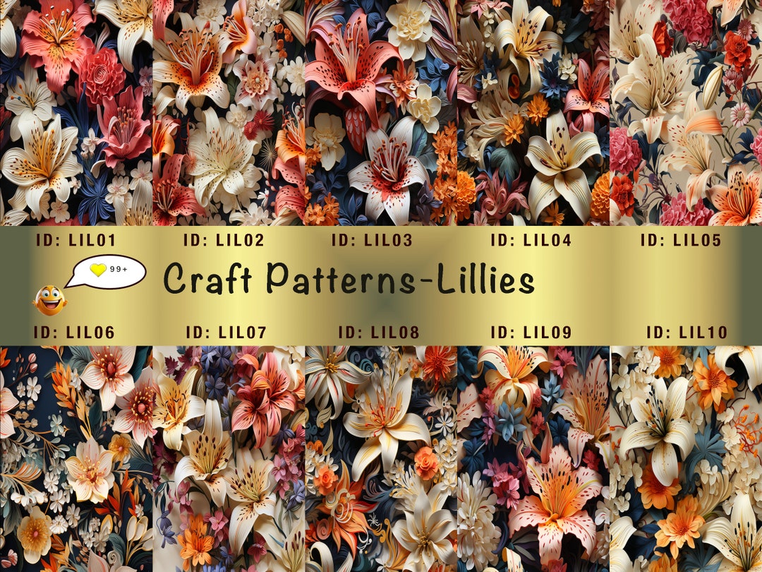 Discover Delightful Flower Craft Patterns! Instant Downloads for Your ...
