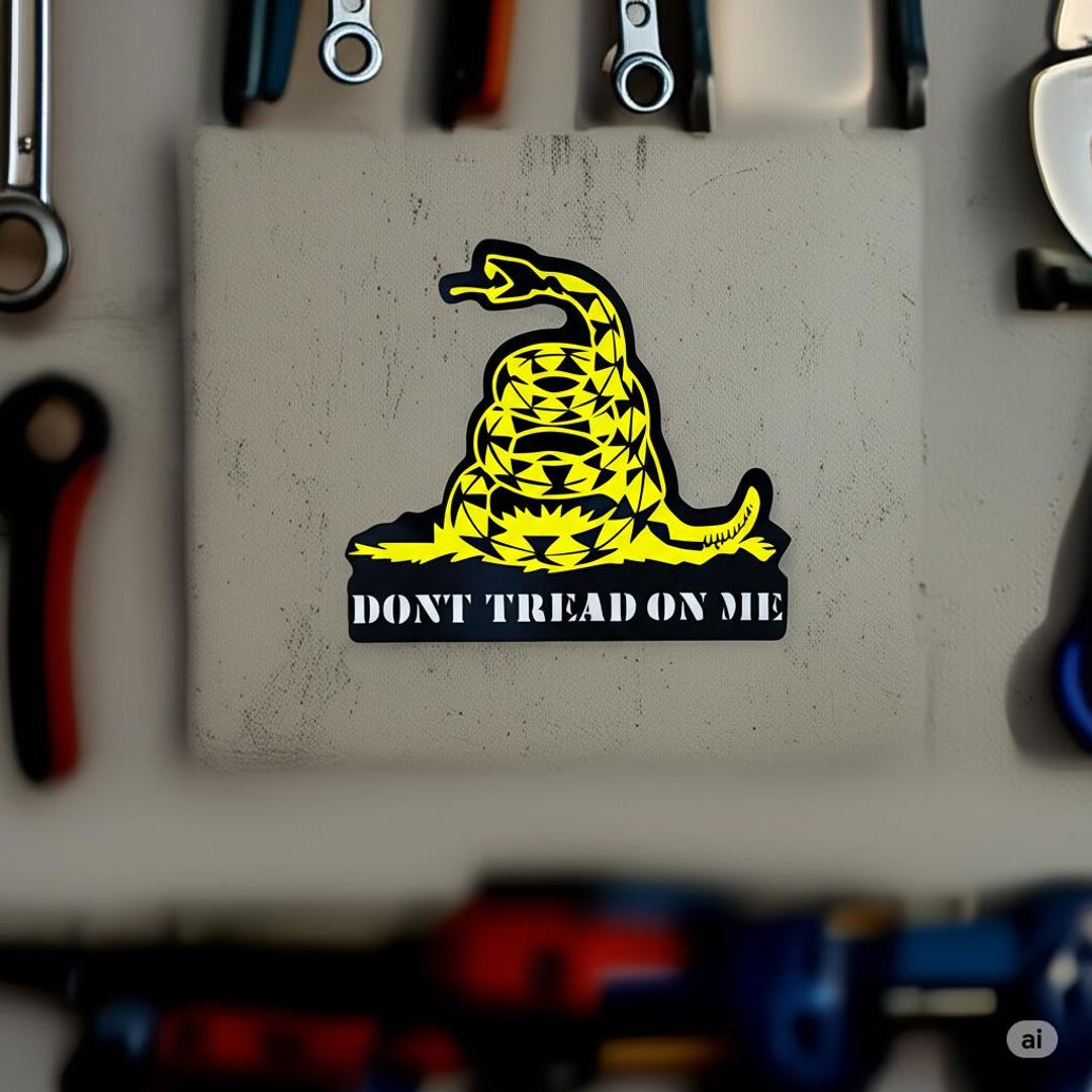 Don't Tread on Me Metal Snake Art - Etsy