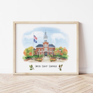 House portrait from photo, Home portrait, House portrait illustration, Custom house portrait