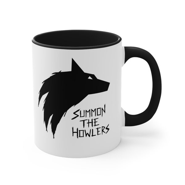 Red Rising Mug | Summon the Howlers | Darrow and Sevro | Howlers | Hand Drawn | Coffee Mug