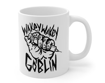 Wakey Wakey Goblin Coffee Mug | Red Rising | Darrow and Sevro | Morning Star | Howlers | Hand Drawn