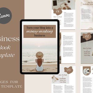 Ebook Template for Coaches | Course Creator Ebook Workbook Template Canva | Lead Magnet Template | Workbook Template | Coaching Canva Ebook
