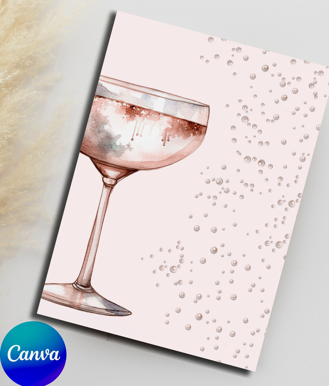 Pearl and Prosecco Theme Bridal Shower Invitation, Bridal Brunch ...