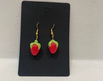 Strawberry earrings