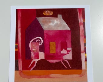 Hondenhok kunstprint LARGE