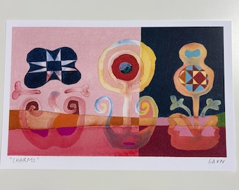 Kunstdruk bedels LARGE
