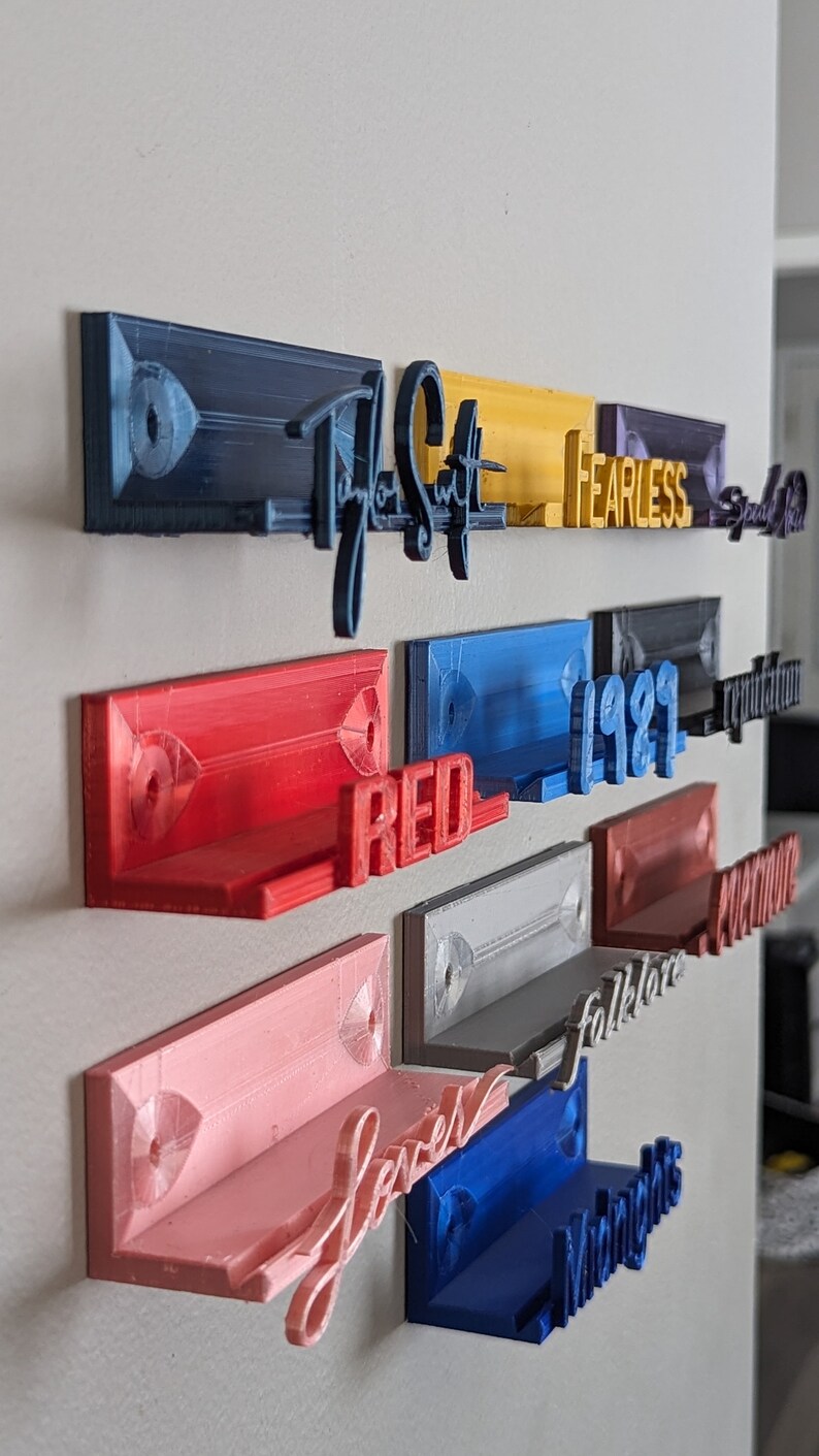 Taylor Swift Album Wall Art Mounts for Vinyl & CD. Shelf Etsy UK