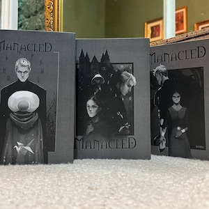 Manacled Book : Complete 3-Volume Hardcover Edition with Illustrations. Manacled Handbound Full Series. Dramione Fanfic.