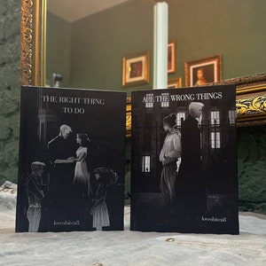 Rights and Wrongs Series: The Right Thing to Do (#1) , All the Wrong Things (#2). Right and Wrong fanfic book binding. Dramione.