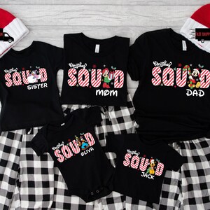 2025 Christmas Squad shirts, Disney Family Christmas Shirts , Mickey&#39;s Very Merry Christmas Party, Custom Disney Characters Christmas tees