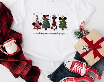 Disney Merry Christmas Shirt, Disneyland holiday Shirt, Mickey and Minnie Christmas Tshirt, Disney shirt For Holiday, Disney Christmas Kids