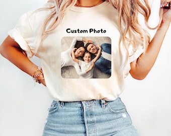 Custom Photo T-Shirt: Personalized Picture Tee, Graphic or Logo