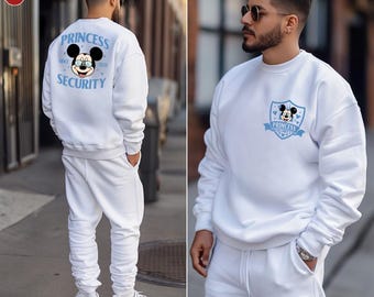 Retro Princess Security Dad Sweatshirt - Disneyland Family Trip Crewneck