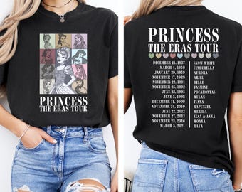 Princess The Eras Tour Shirt, Princess Tour Shirt, Retro Disney Shirt, Disney Princess Shirt, Princess Eras Tour Shirt