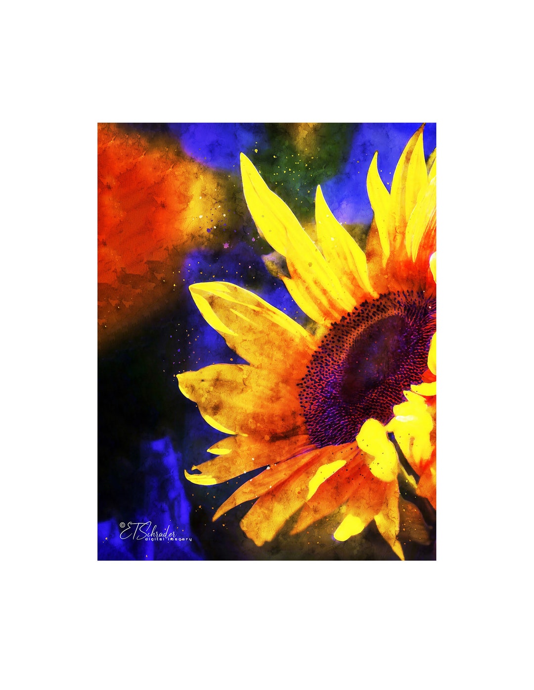 Watercolor Sunflower Note Card Set | Blank Greeting Cards - Etsy