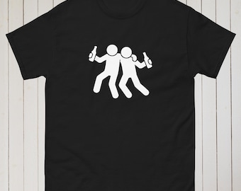 Funny Drinking Buddy Design - Classic Unisex T-Shirt