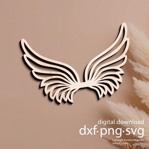 Archivos SVG de corte de alas de macramé: Diseño de alas de ángel (descarga digital)