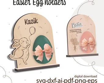 Easter Egg holder laser svg files