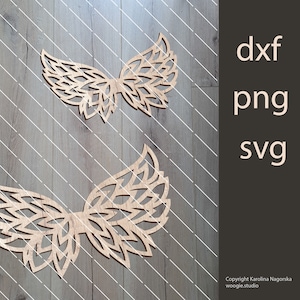 macrame wings, SVG file, PNG file, DXF file, instant file, wings, plywood files