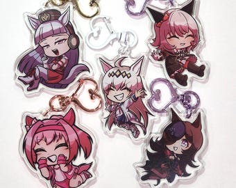 Umamusume | Acrylic Character Charms !! - Goldship, Haru Urara, Rice Shower, Oguri Cap, & Curren Chan